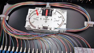 Spleissbox teilbestückt