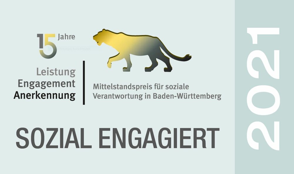 Heidelberg iT erhält Urkunde „SOZIAL ENGAGIERT 2021“