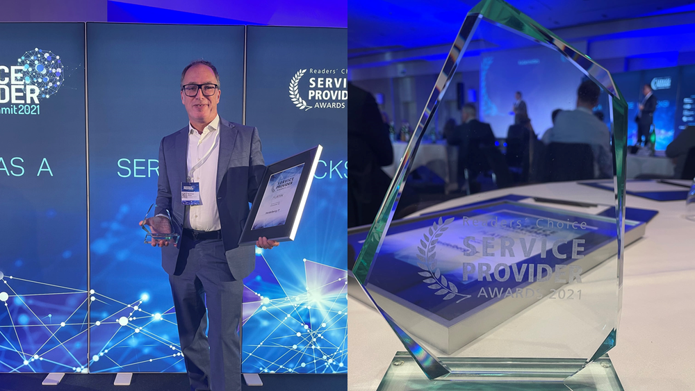 Platin – 1. Platz in der Kategorie Rechenzentrum / Colocation bei den Service Provider Awards 2021