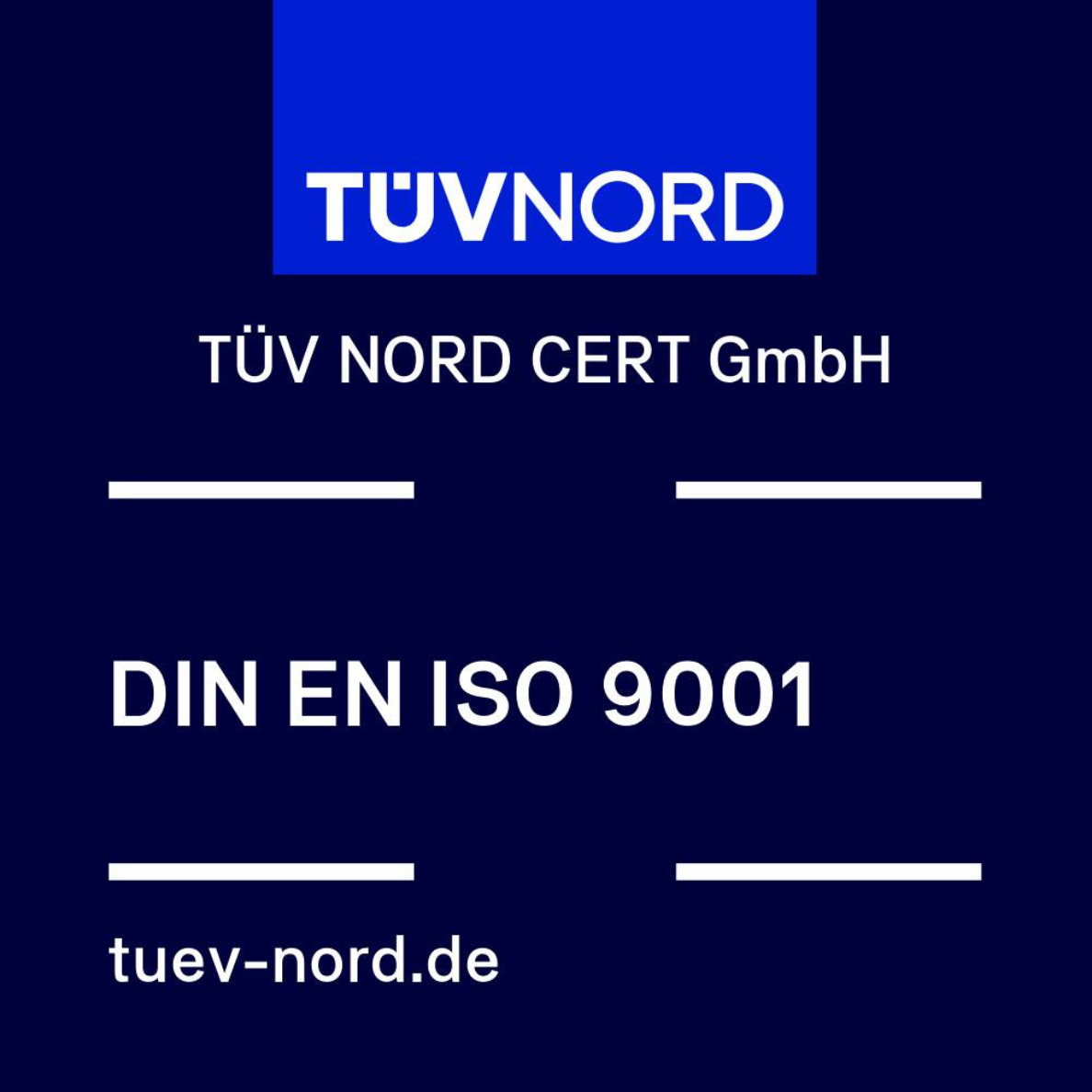 Prüfzeichen_Zertifikat ISO 9001_TÜV NORD CERT Heidelberg iT - Zertifikate - ISO 9001