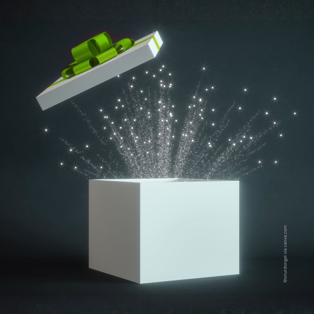 Foto des Business-Notebook Lenovo ThinkPad E14 Gen 7 (Intel) auf grünem Hintergrund mit Infofeld zu Features und Aktionspreis